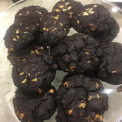 Chocolate White Chocolate Chip Cookies