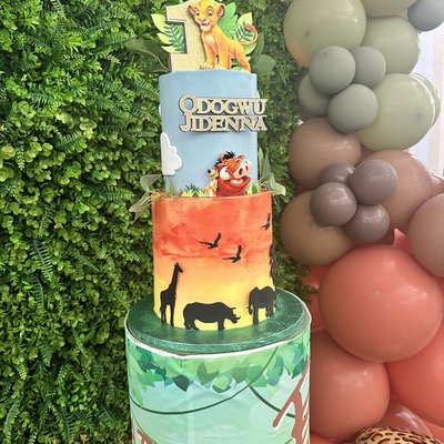 Two Tier (8 in & 6 in) Celebration Cake