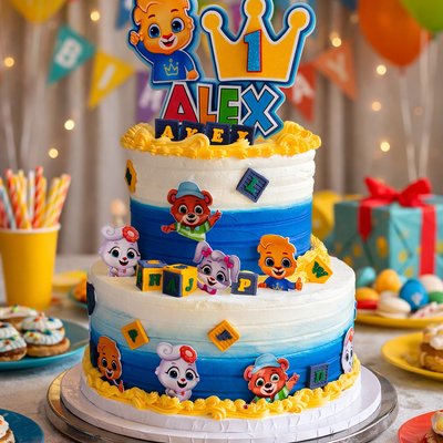 2 Tier Cake ~ 8” And 6” Cakes