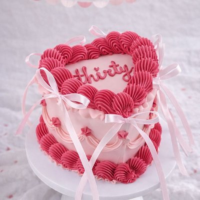 Mini Heart Cake