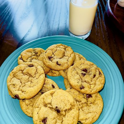 Brown Butter Chocolate Chip Cookies (sourdough)