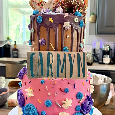 6 & 8 Inch Tiered Cake 