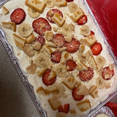 Strawberry Banana Pudding-Full Pan
