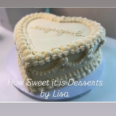 Custom Heart Cake