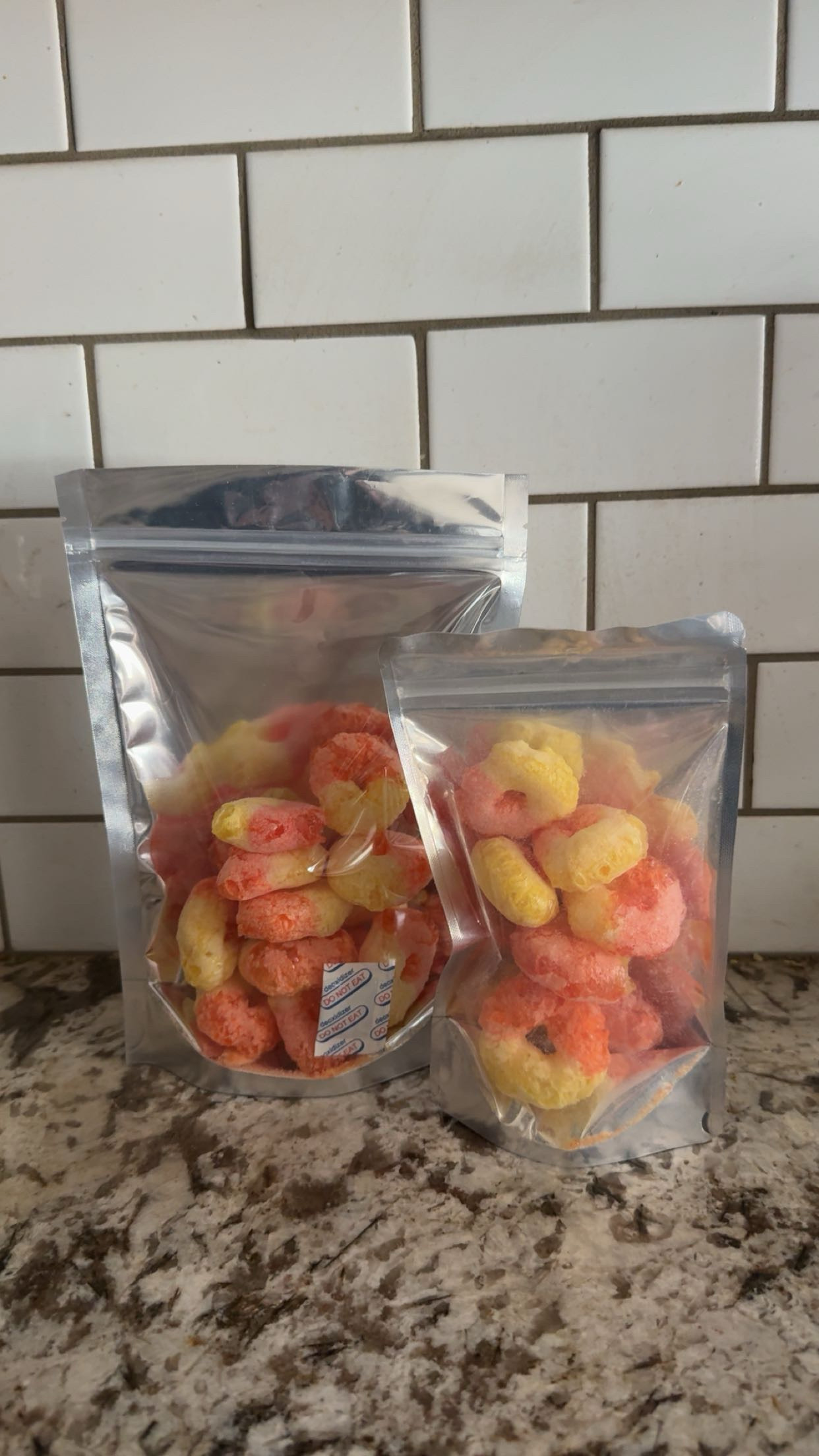 Freeze Dried Peach Rings