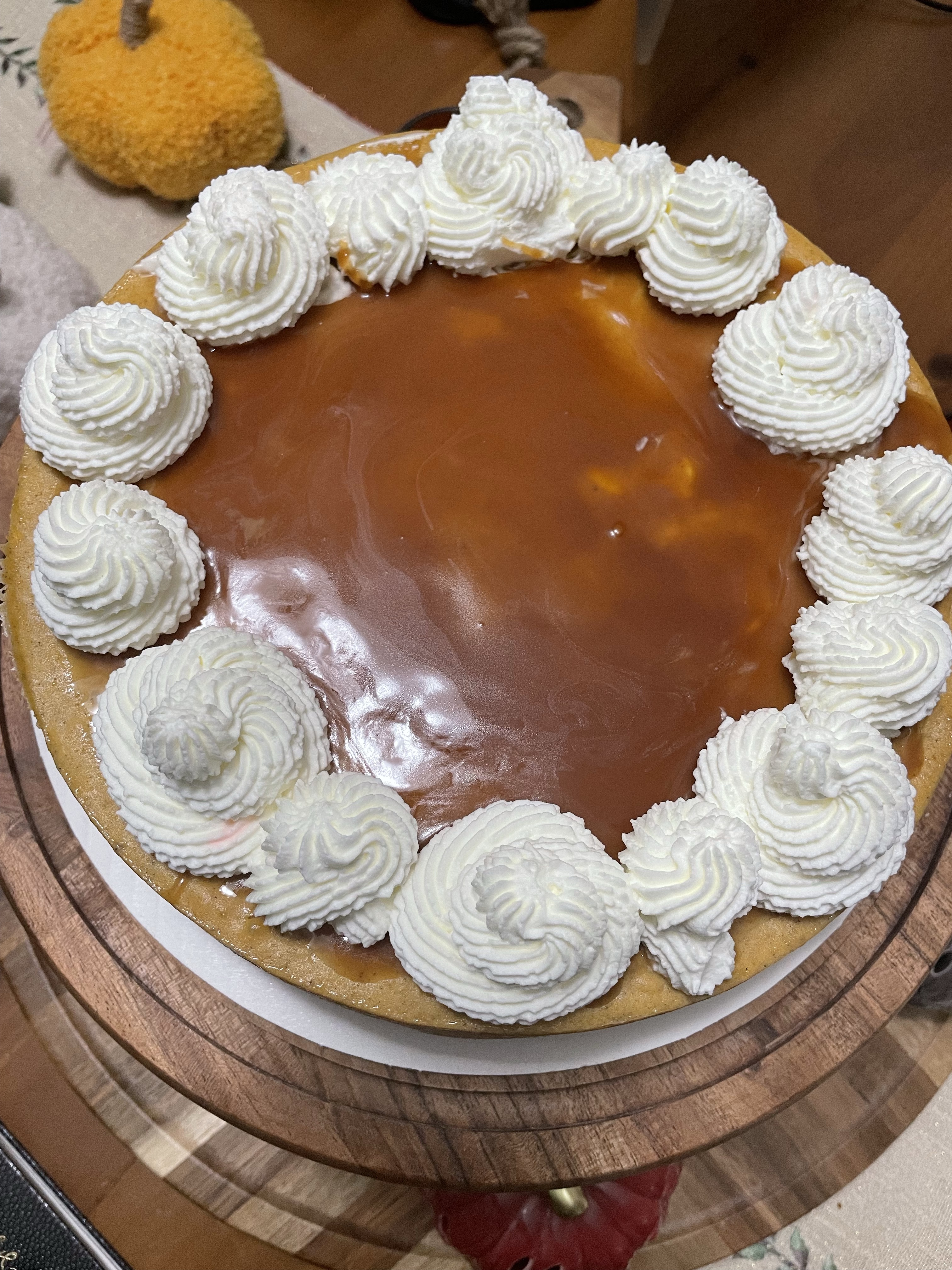 9” Pumpkin NY Cheesecake Photo 