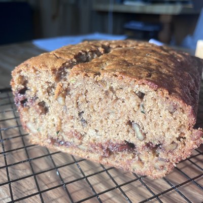 Loaded Sourdough Zucchini Bread