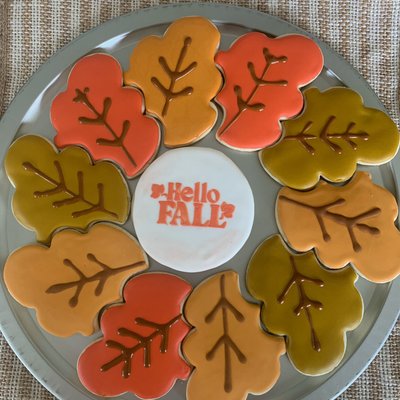 Fall Cookie Wreath