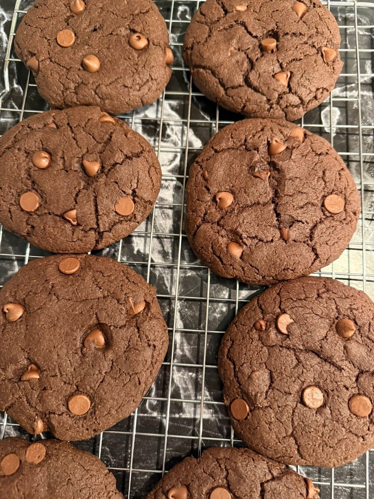 Double Chocolate Chip Cookies
