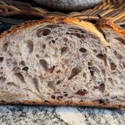 Cranberry Pecan Sourdough Loaf
