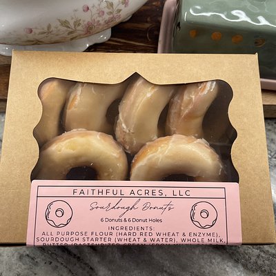 1/2 Dozen Sourdough Doughnuts & Holes
