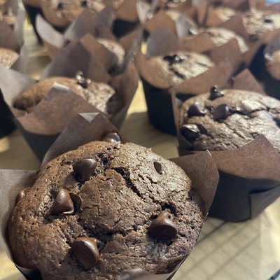 Sourdough Double Chocolate Jumbo Muffin