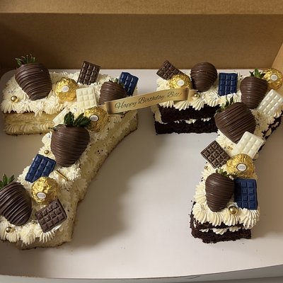 Double Digit Number Cake