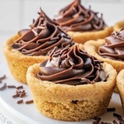 Mini Cookie Cups with Icing - 1 Dozen