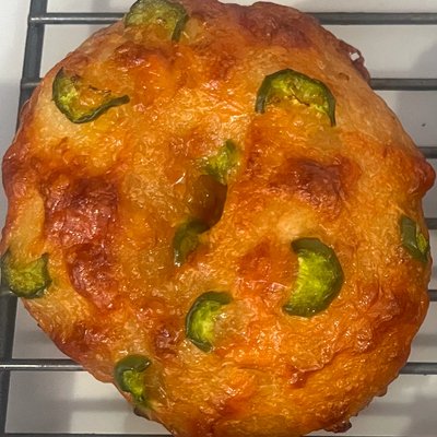 Organic 6 Jalepeno And Cheddar Sourdough Bagels 