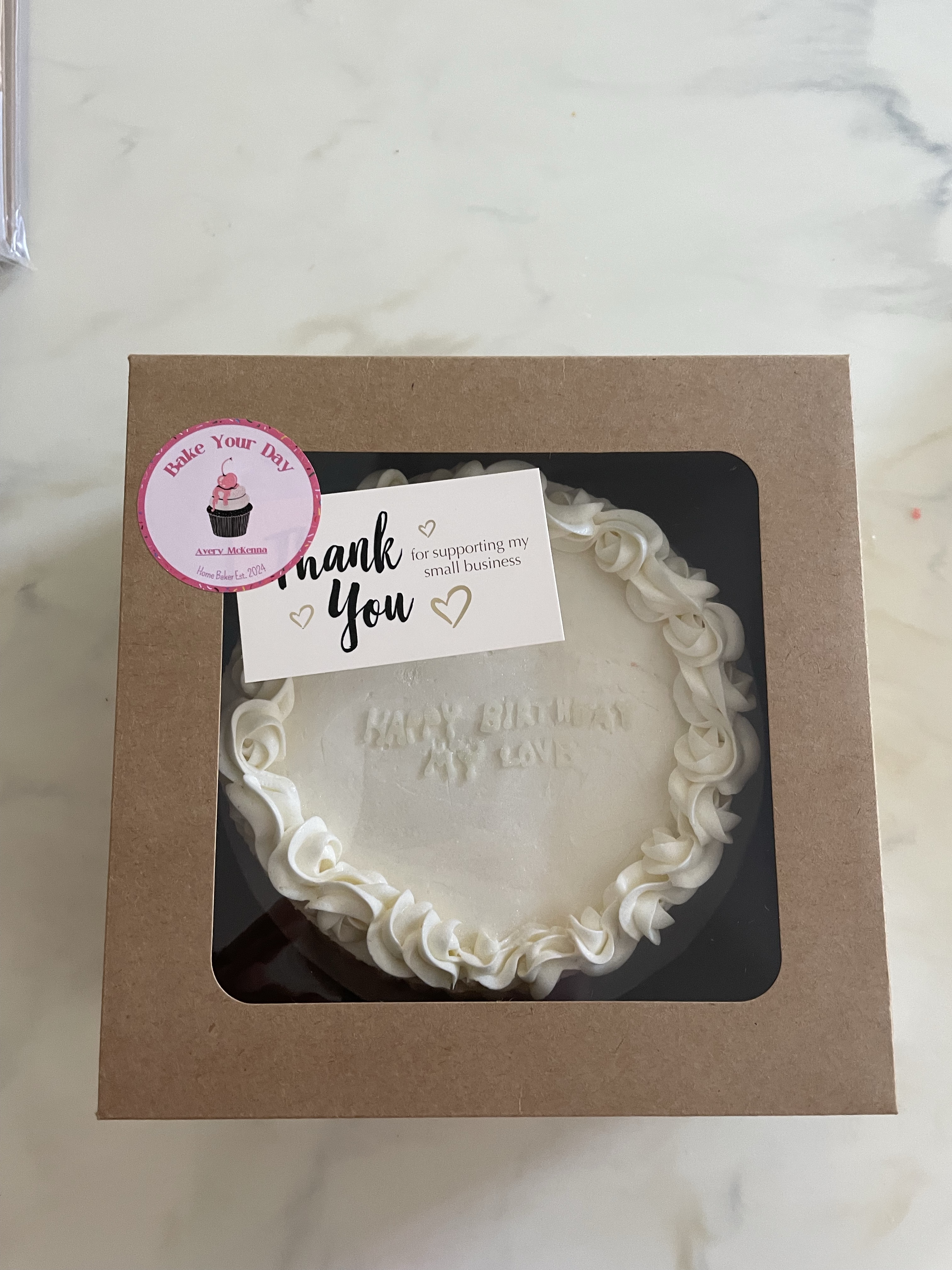 4 Inch Smash Cake (1 Layer) 
