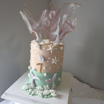 Mermaid Themed Cake