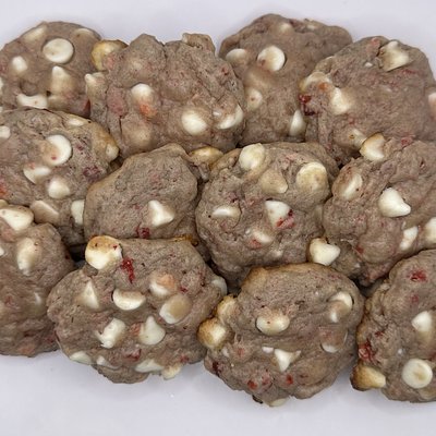 Strawberry & Cream Cookies 