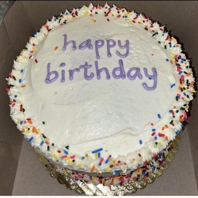 Basic Sprinkle Cake 
