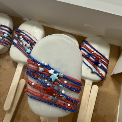 Labor Day Cakesicles- Singles (Vanilla)