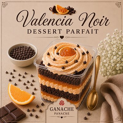 🤎🍊 Valencia Noir Dessert Parfait