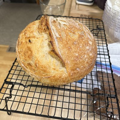 Rosemary Garlic Organic Sourdough Boule