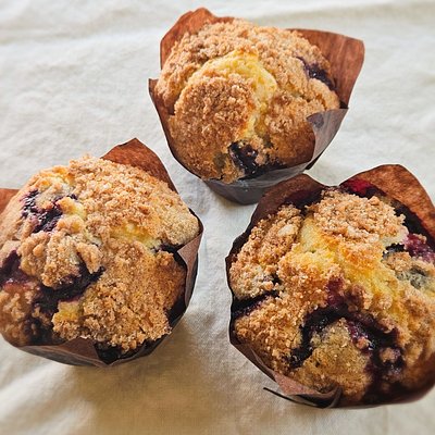 Blueberry Crumble Muffins (4 Pack) 