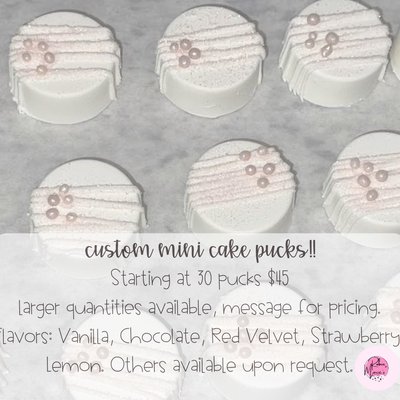 Mini Cake Pucks