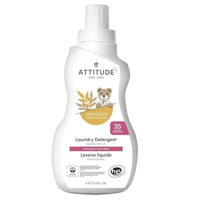 Attitude Vegan Unscented Baby Detergent