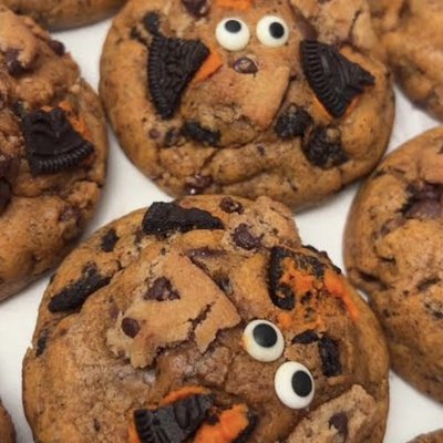 Scary Cookie Monster Cookie