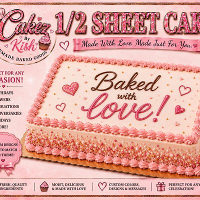 1/2 Sheet Cakez (12x18)