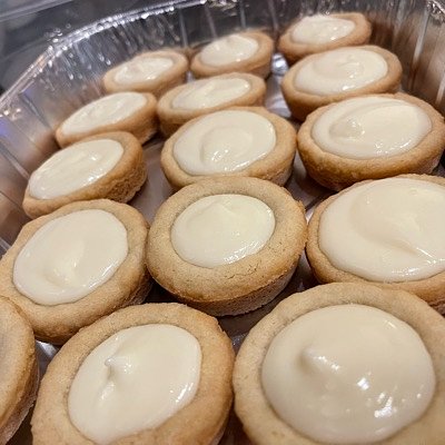 Sugar Cookie Cups filled with Vanilla Filling (1 Dozen)