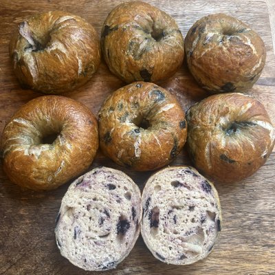 Blueberry Sourdough Bagels (individual) 
