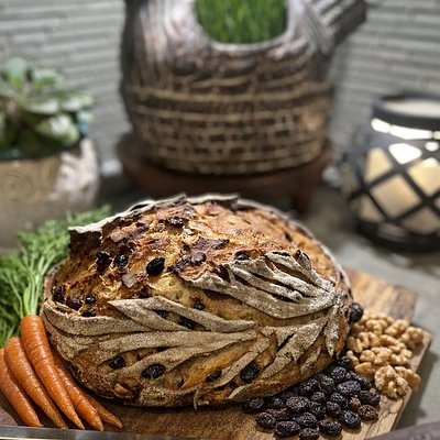 Bunny Bait Carrot Cake Sourdough