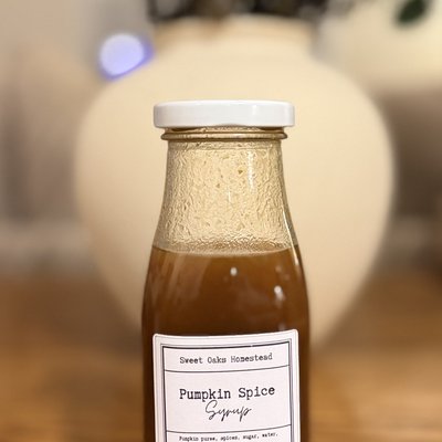 Pumpkin Spice Drink Syrup
