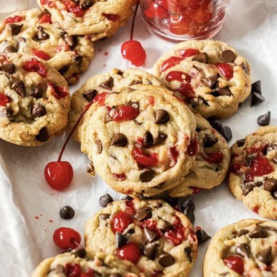 Cherry chocolate Chip Cookies 