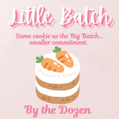 Carrot Cake Little Batch Cookies