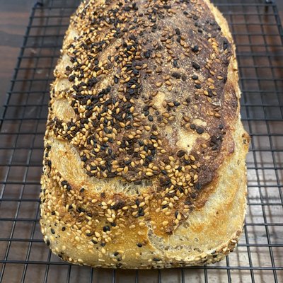 Everything Bagel Seasoning Sourdough Loaf