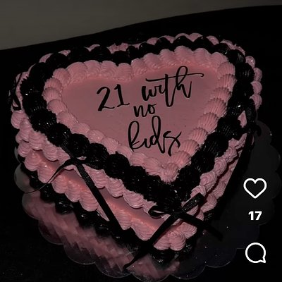 8 Inch Heart Cake 