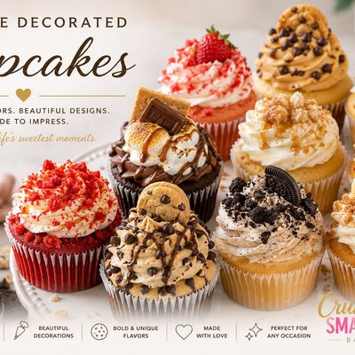 Deluxe Decorated Cupcakes