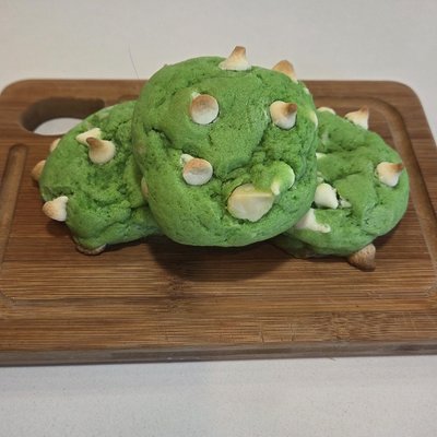 Pandan Sourdough Cookies