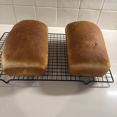 White Sandwich Bread Loaf