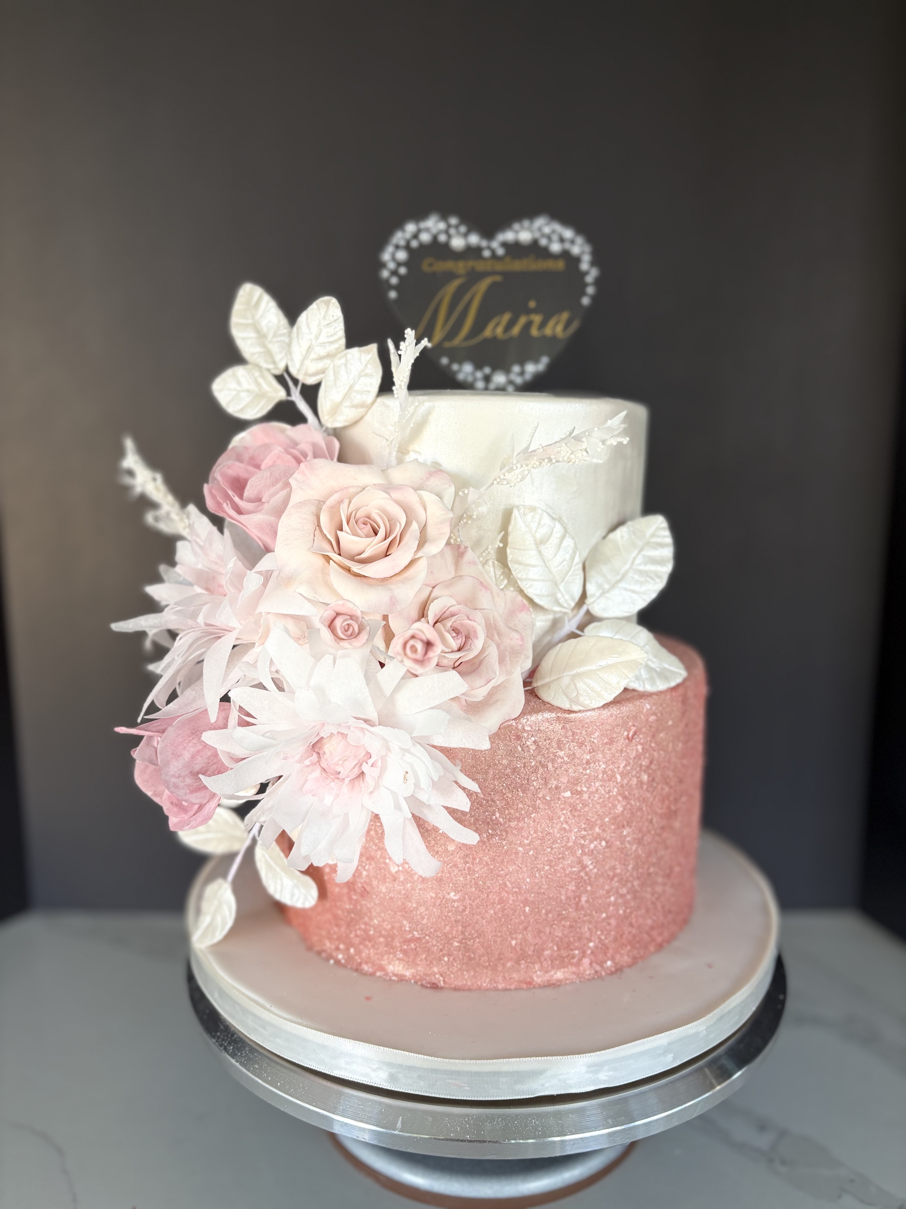 2 Tier 6”&8” Round Start Price(fondant)