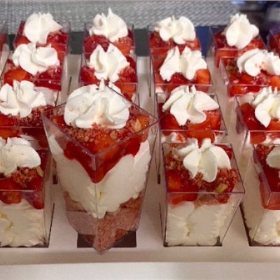 Strawberry Crunch Cheesecake Shooters 1 Dozen