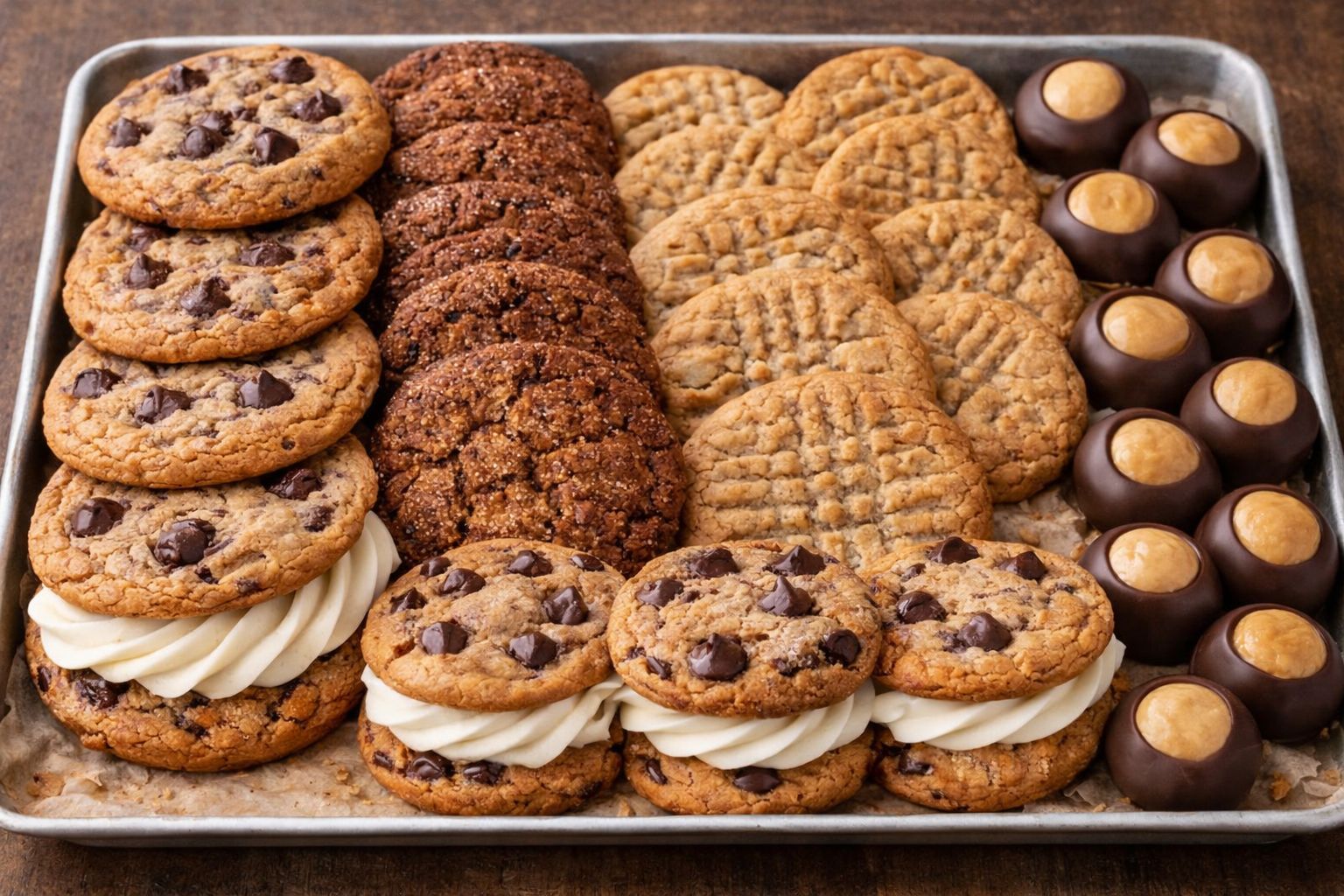 Cookie Tray (Variety of Your Choice) $50-$125