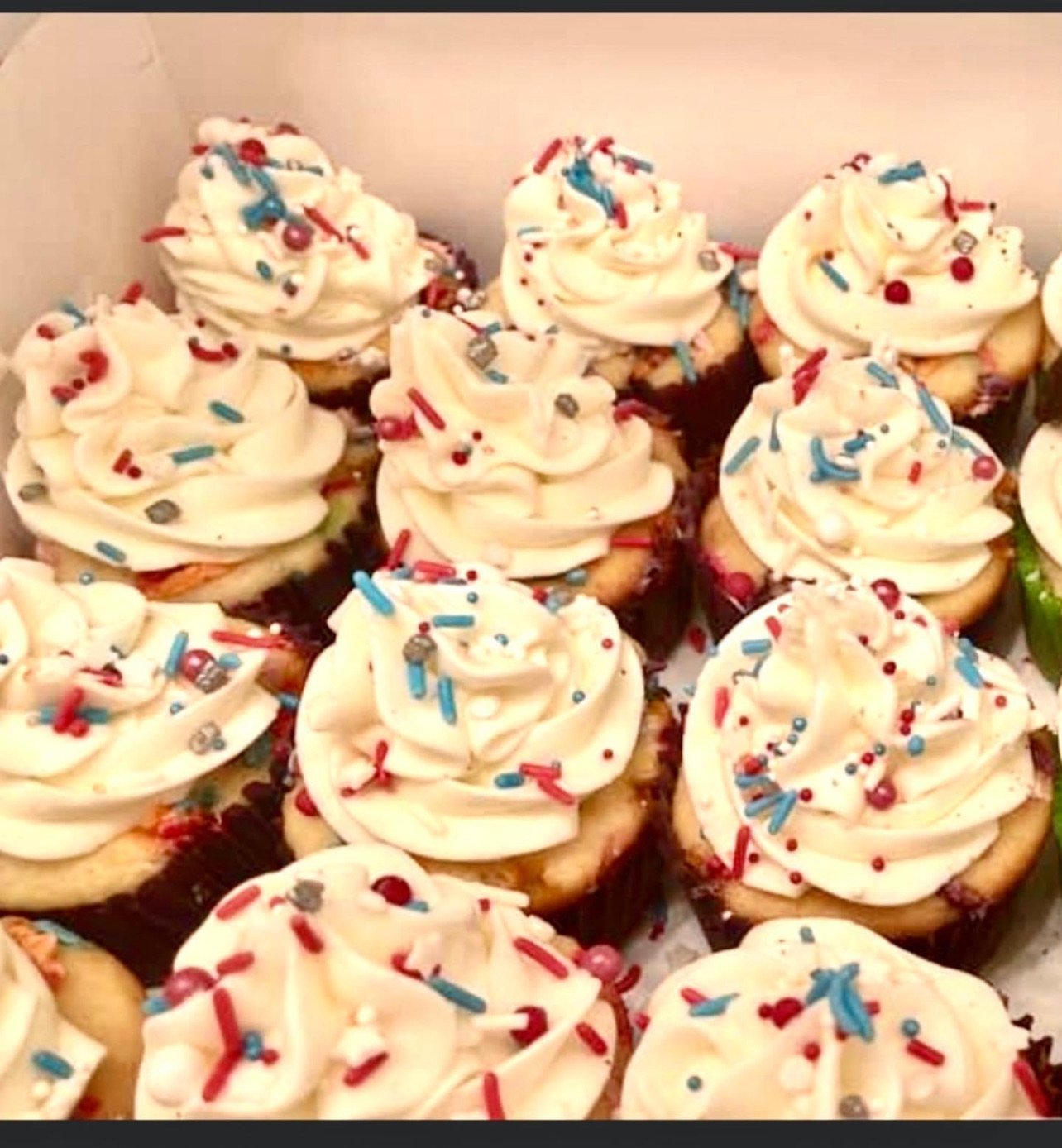 Firework Cupcakes