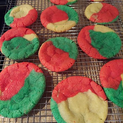 Tri-colored Sugar Cookie 