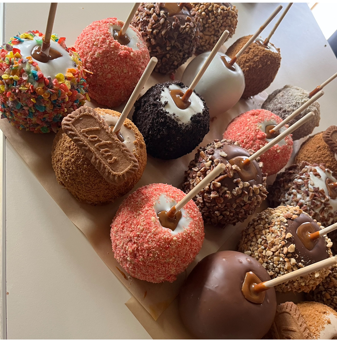 Milk Chocolate Peanut Caramel Apple