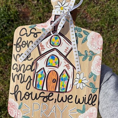 Painted Cutting Board 
