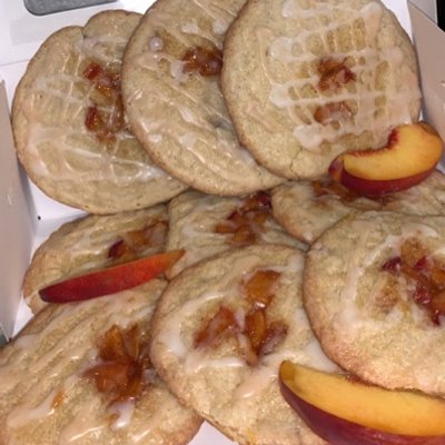 Peach Cobbler Cookies (12)
